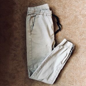 PacSun Chino Zip Joggers (Small)